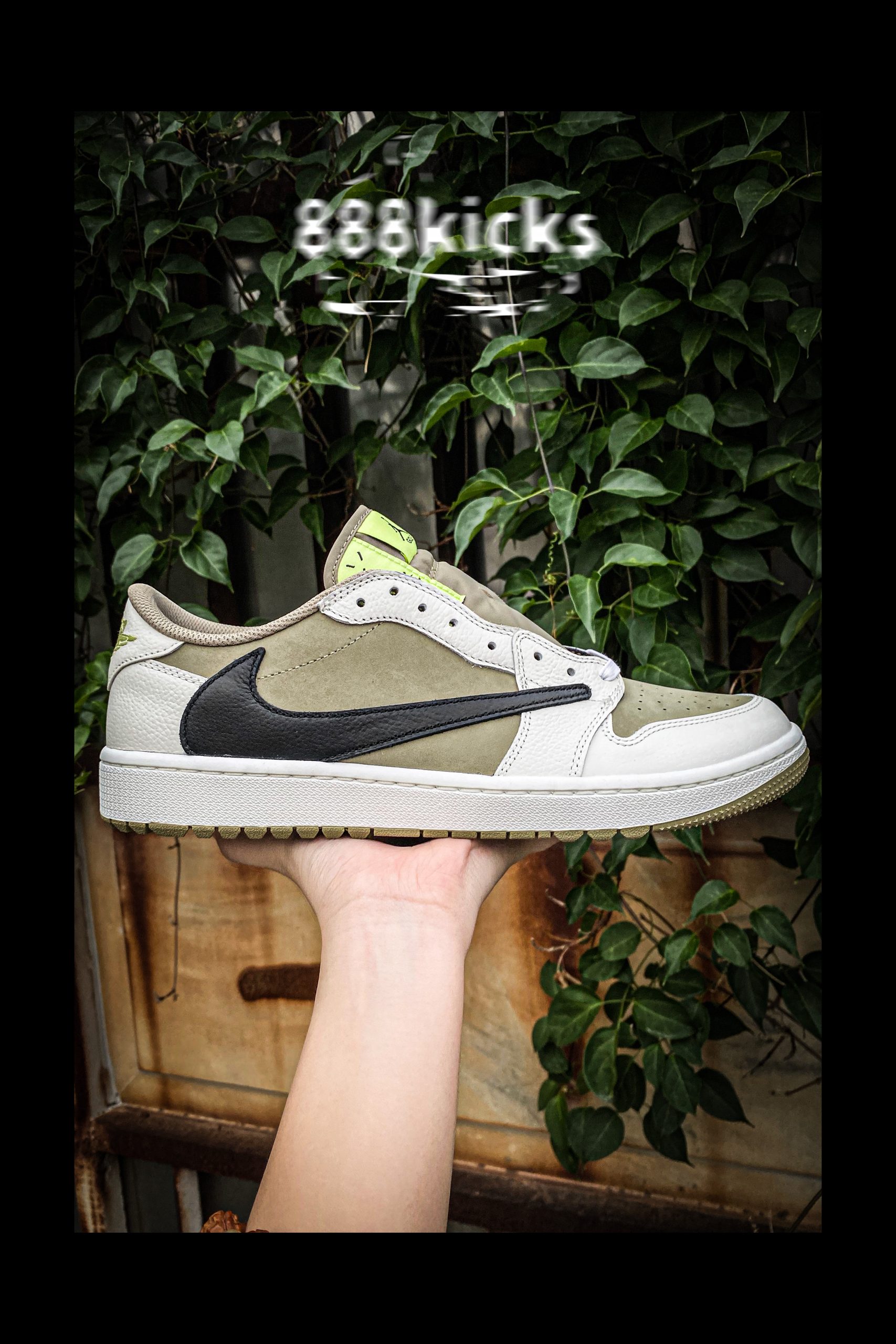 Jordan 1 Retro Low Golf Travis Scott Neutral Olive