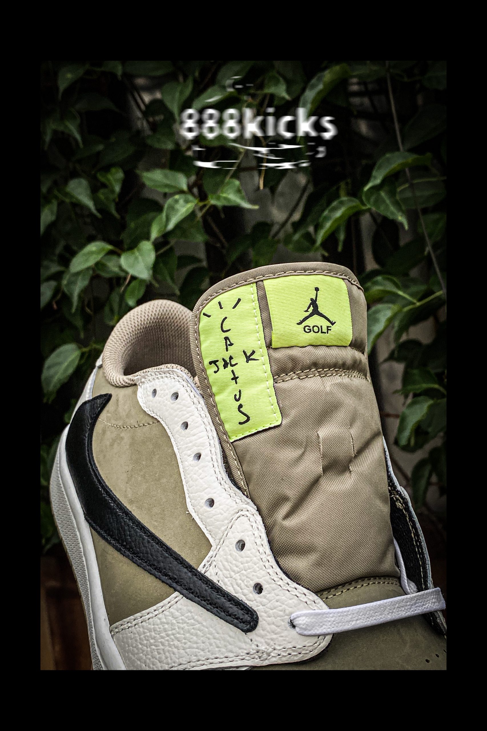 Jordan 1 Retro Low Golf Travis Scott Neutral Olive