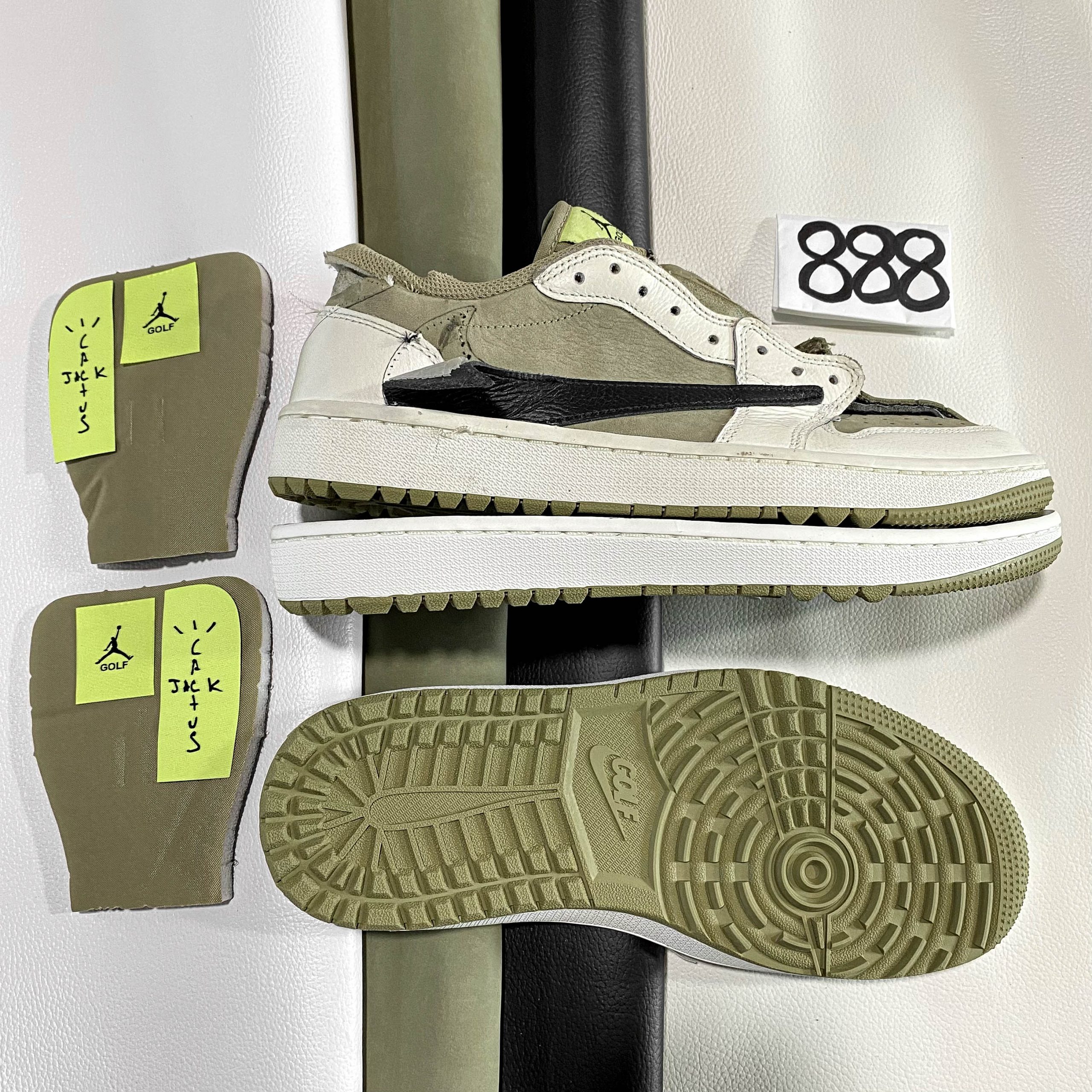 Jordan 1 Retro Low Golf Travis Scott Neutral Olive