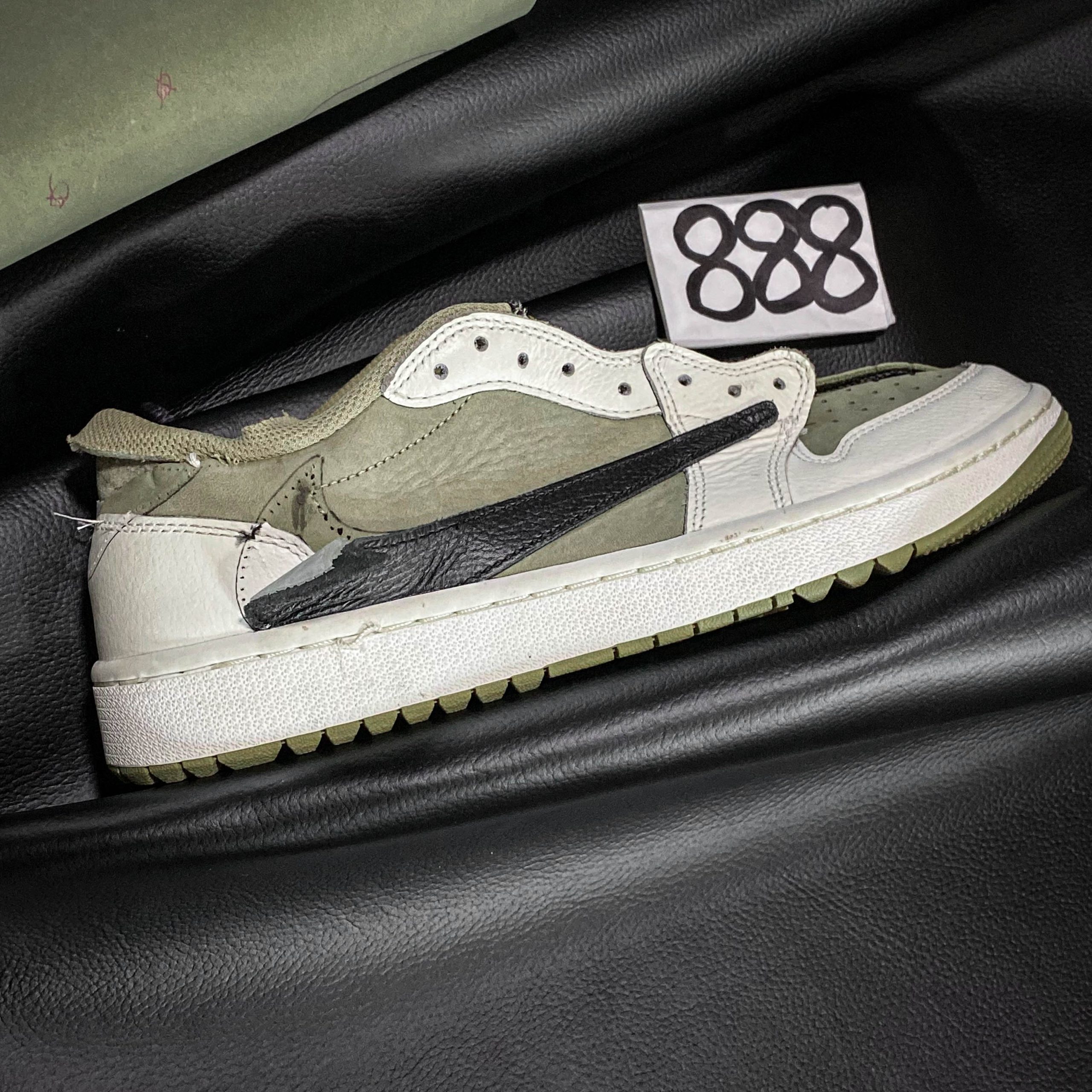 Jordan 1 Retro Low Golf Travis Scott Neutral Olive