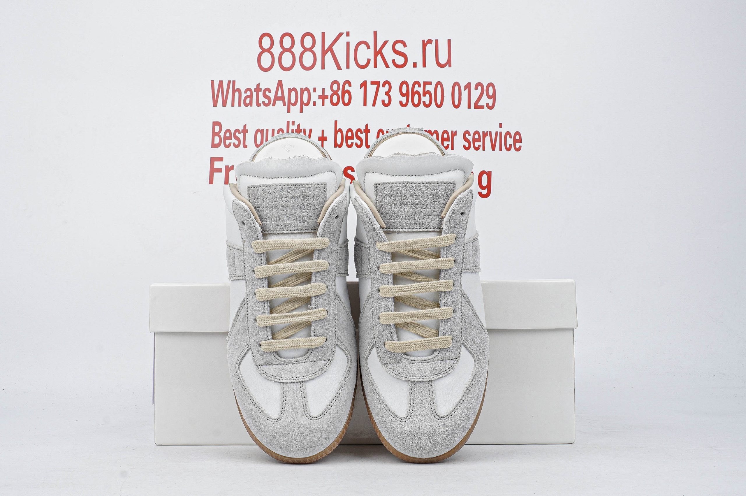 Maison Margiela Replica Cut-out White Grey