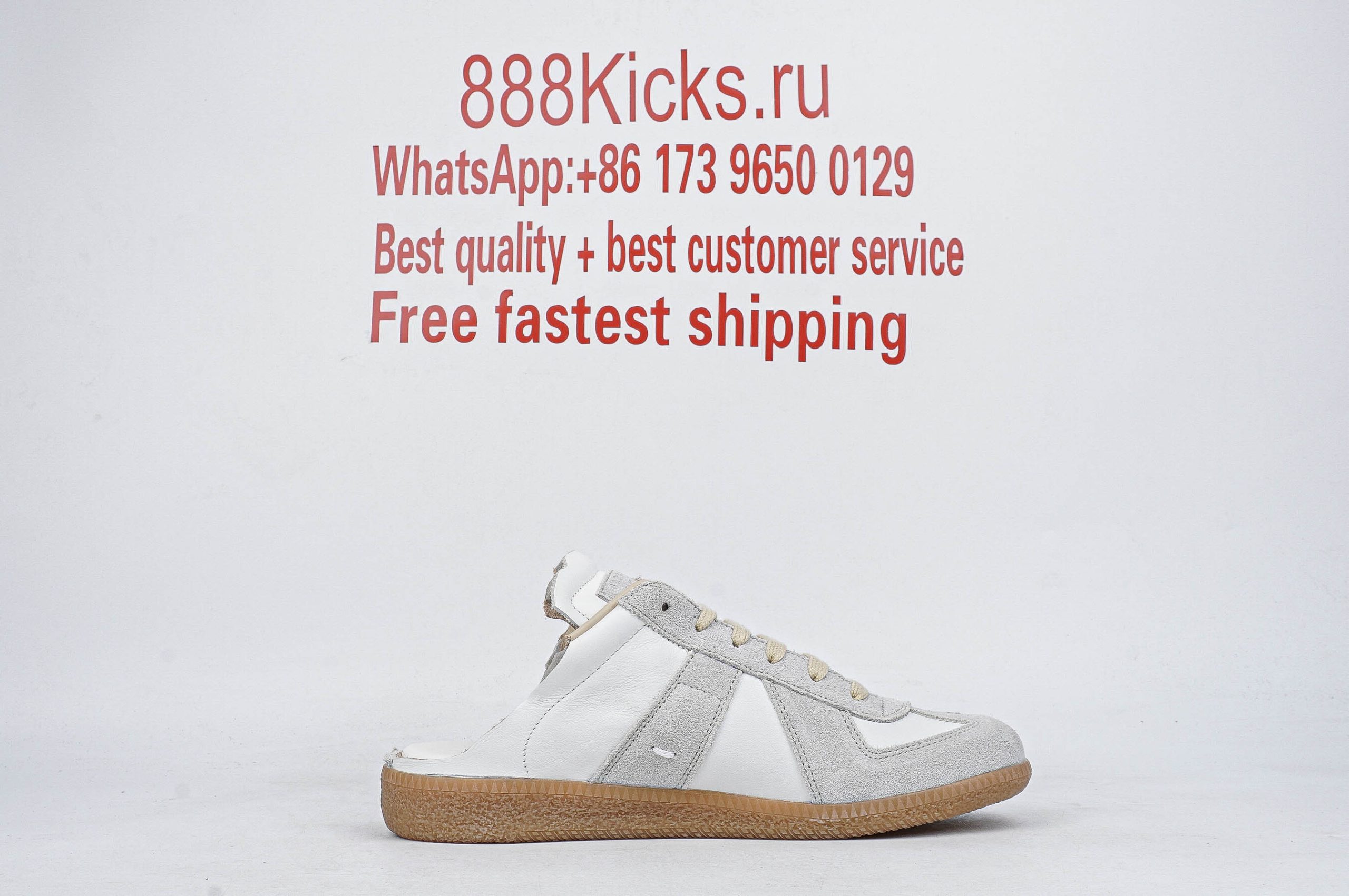 Maison Margiela Replica Cut-out White Grey