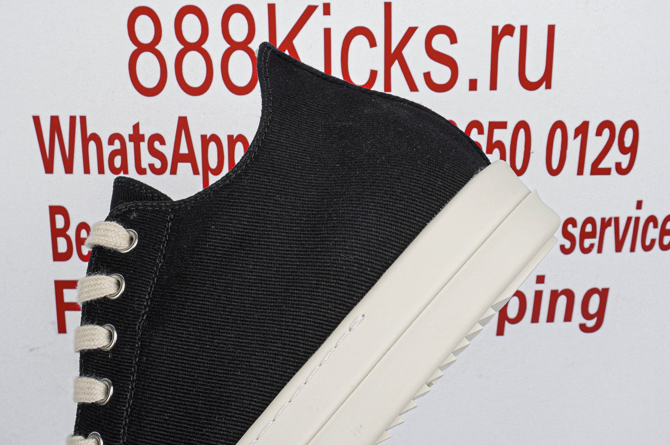 Rick Owens DRKSHDW Black Denim Low Black