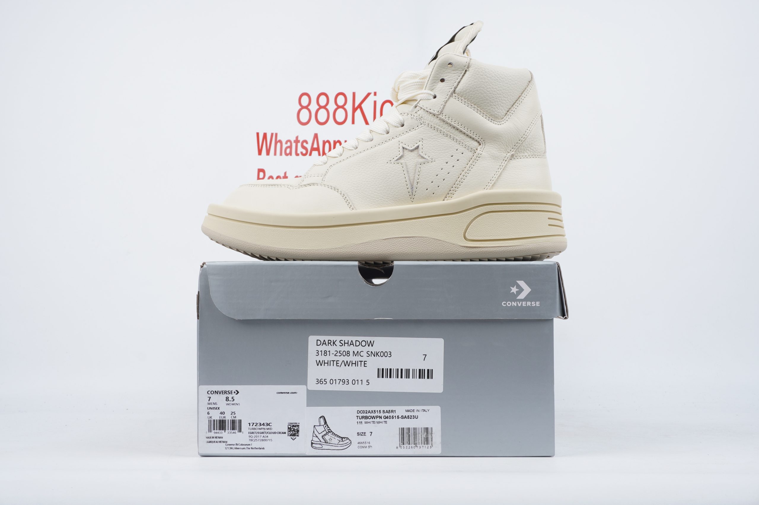 Rick Owens DRKSHDW x Converse Weapon turbodrk
