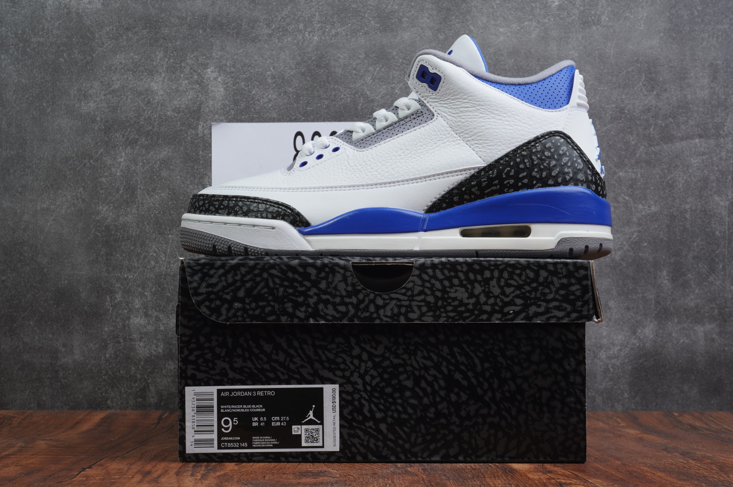 Air Jordan 3 Retro Racer Blue