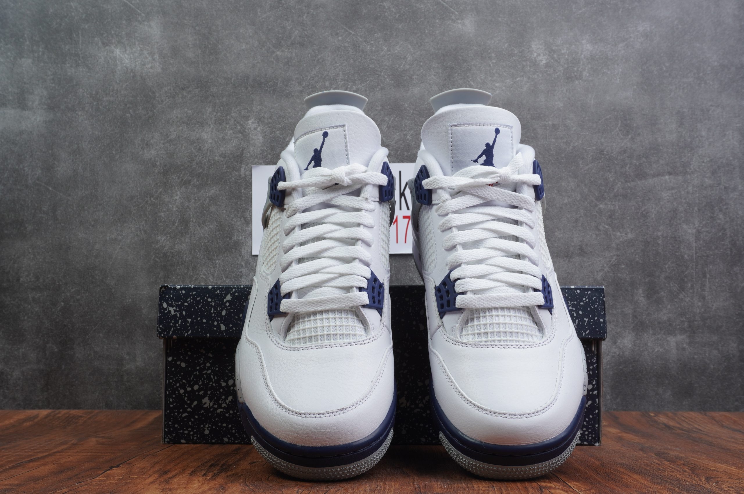 Jordan 4 Retro White Midnight Navy