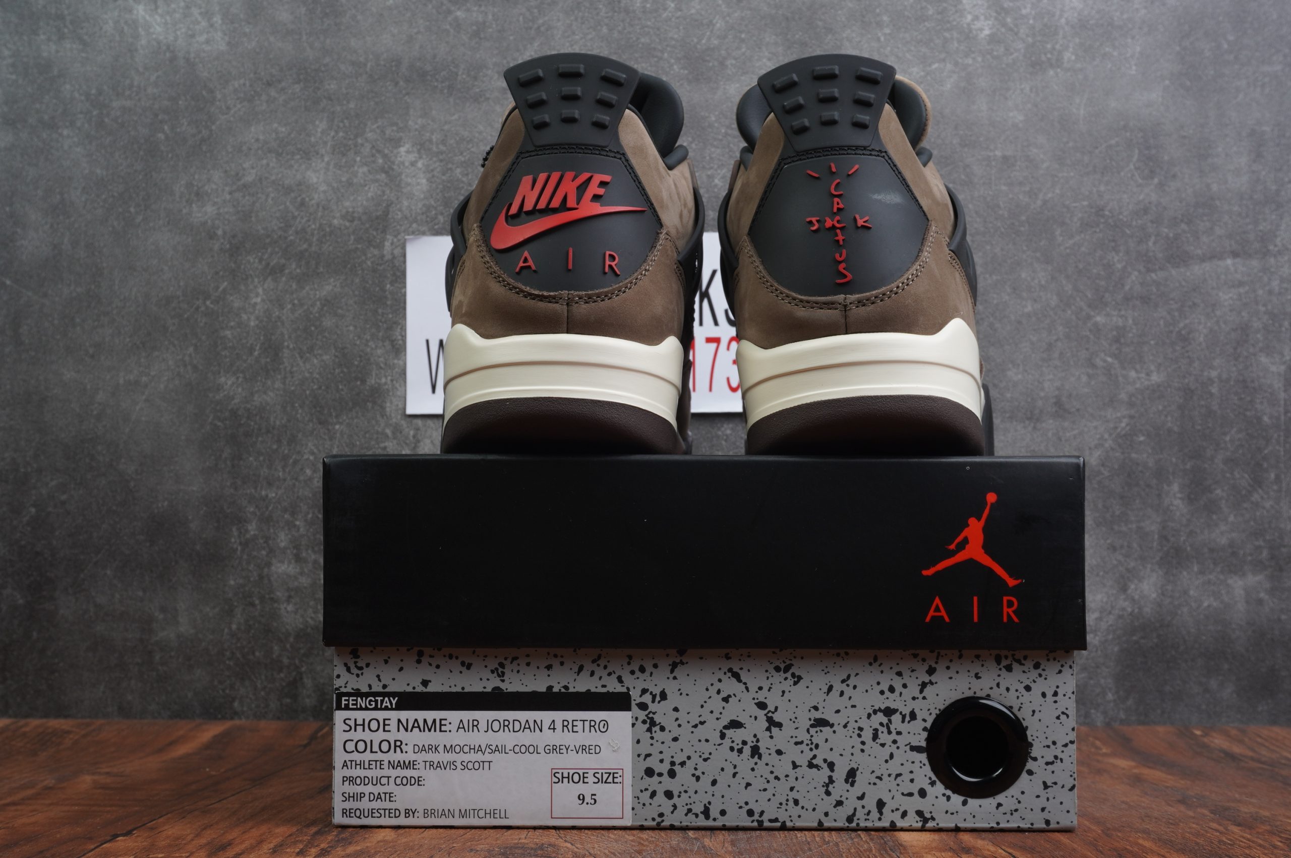 Air Jordan 4 Retro Dark Mocha F&F