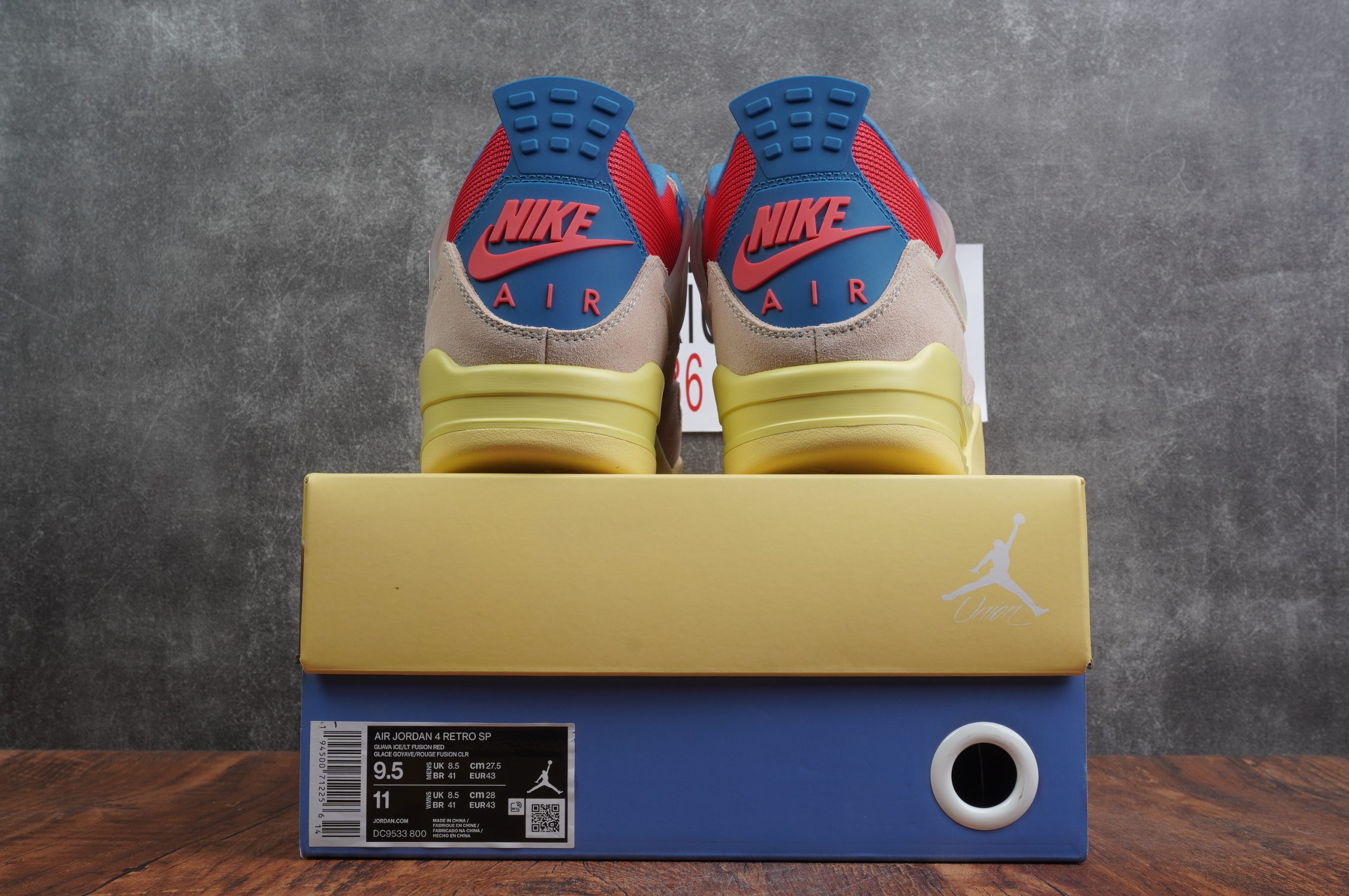 Jordan 4 Retro Union Guava Ice