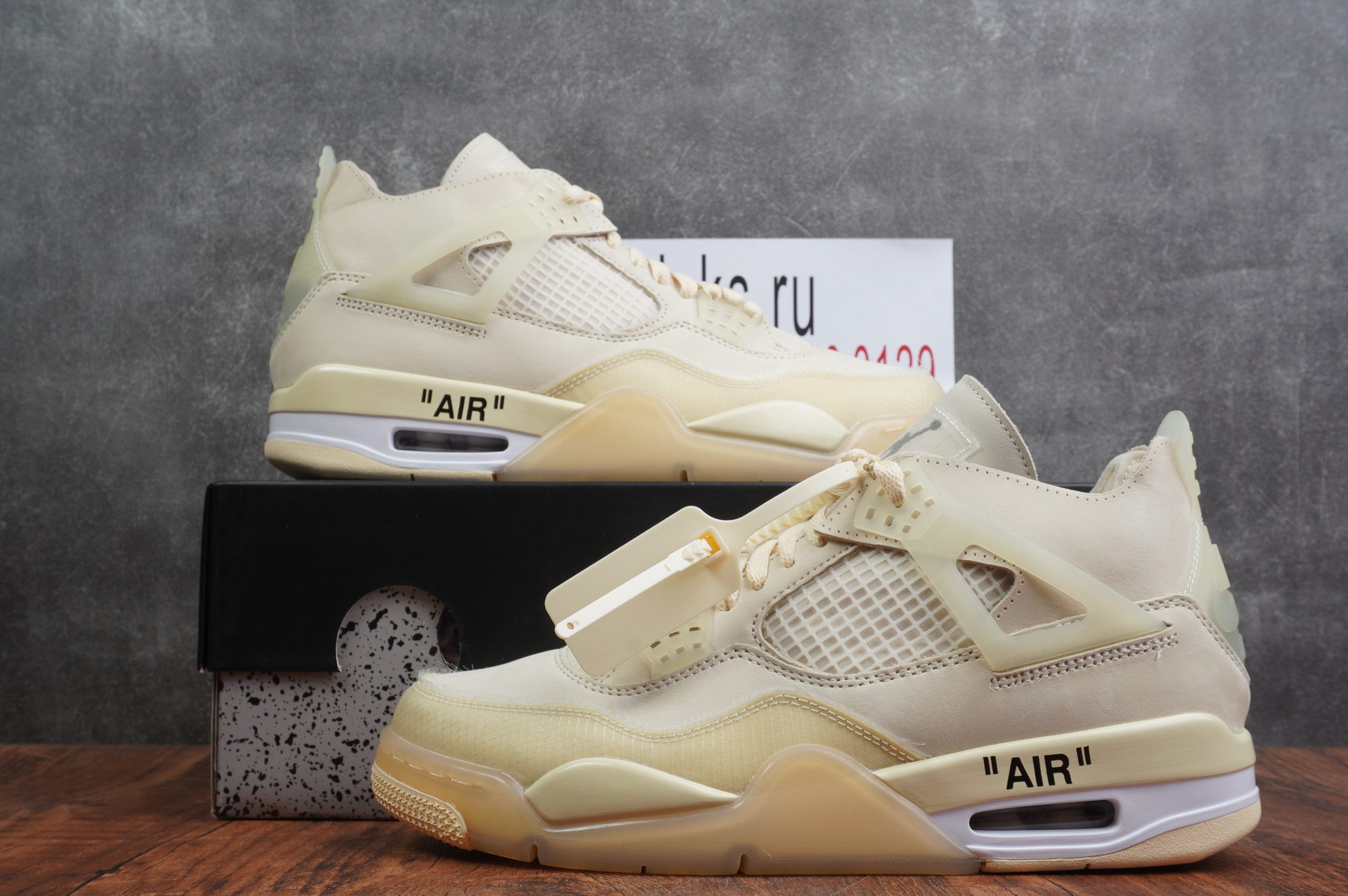 Jordan 4 Retro Off-White Sail